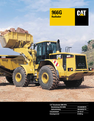Колесни товарачи Caterpillar 966 G StVZO