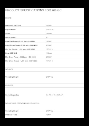 Колесни товарачи Caterpillar 966 GC