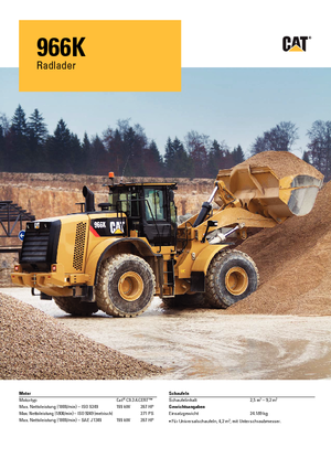 Колесни товарачи Caterpillar 966K
