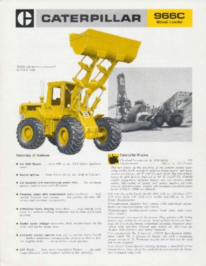 Колесни товарачи Caterpillar 966C
