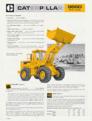 Колесни товарачи Caterpillar 966D
