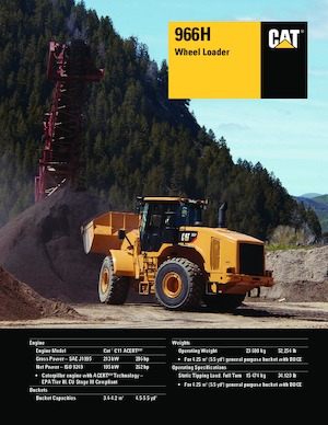 Колесни товарачи Caterpillar 966H