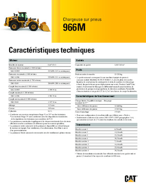 Колесни товарачи Caterpillar 966M