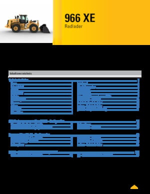 Колесни товарачи Caterpillar 966XE