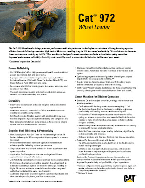 Колесни товарачи Caterpillar 972