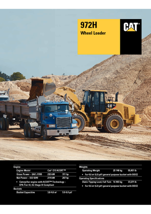 Колесни товарачи Caterpillar 972H