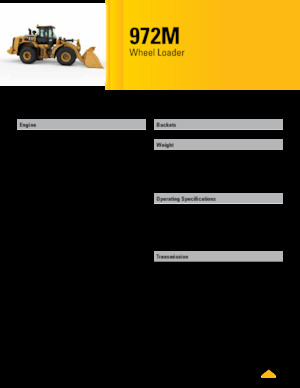 Колесни товарачи Caterpillar 972M