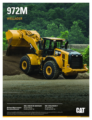 Колесни товарачи Caterpillar 972M