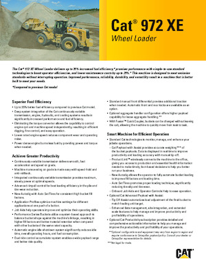 Колесни товарачи Caterpillar 972XE