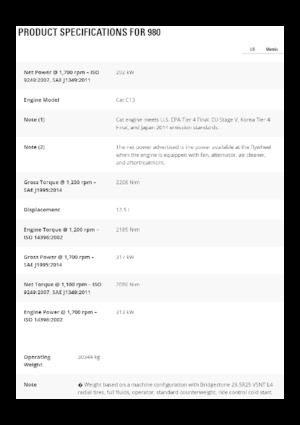 Колесни товарачи Caterpillar 980