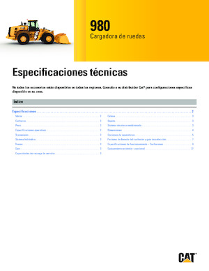 Колесни товарачи Caterpillar 980