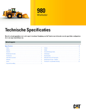 Колесни товарачи Caterpillar 980