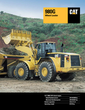 Колесни товарачи Caterpillar 980 G