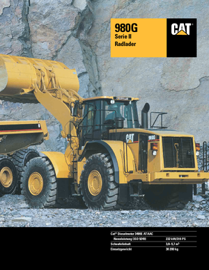 Колесни товарачи Caterpillar 980 G II