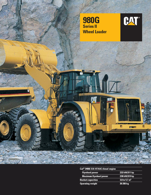 Колесни товарачи Caterpillar 980 G II