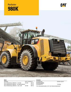 Колесни товарачи Caterpillar 980K