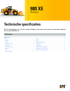 Колесни товарачи Caterpillar 980 XE