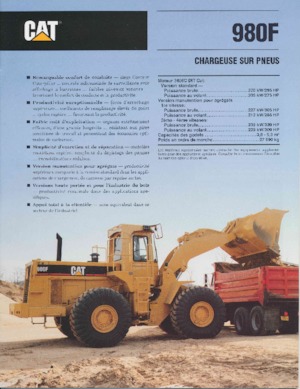 Колесни товарачи Caterpillar 980F