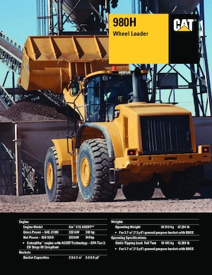 Колесни товарачи Caterpillar 980H HL