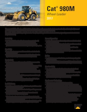 Колесни товарачи Caterpillar 980M