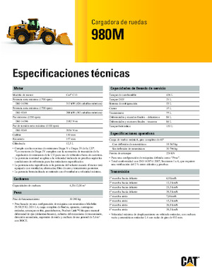 Колесни товарачи Caterpillar 980M