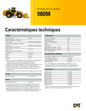 Колесни товарачи Caterpillar 980M