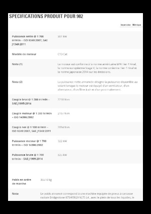 Колесни товарачи Caterpillar 982