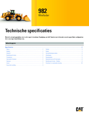 Колесни товарачи Caterpillar 982