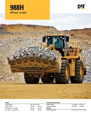 Колесни товарачи Caterpillar 988H