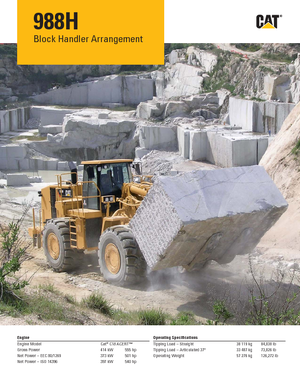 Колесни товарачи Caterpillar 988H