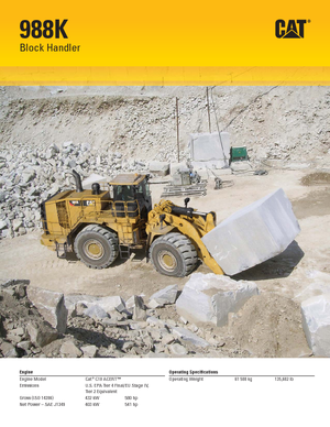 Колесни товарачи Caterpillar 988K