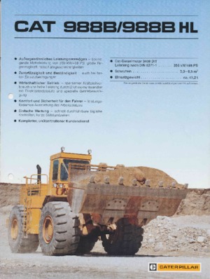 Колесни товарачи Caterpillar 988B