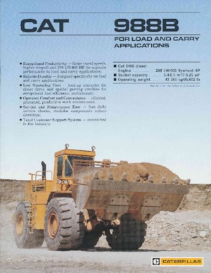 Колесни товарачи Caterpillar 988B