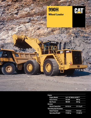 Колесни товарачи Caterpillar 990H