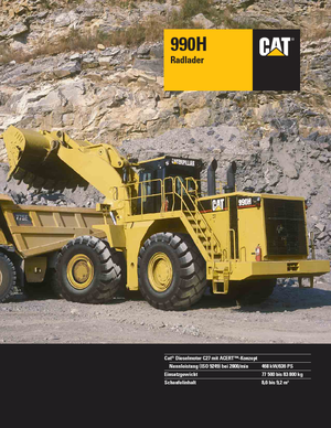 Колесни товарачи Caterpillar 990H