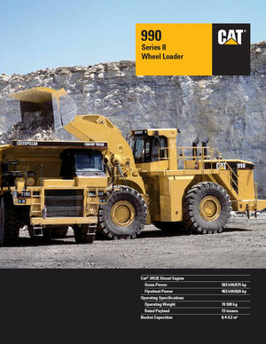 Колесни товарачи Caterpillar 990 II