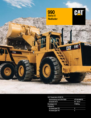 Колесни товарачи Caterpillar 990 II
