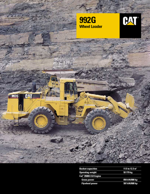 Колесни товарачи Caterpillar 992 G