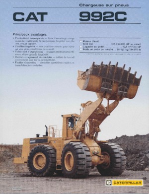 Колесни товарачи Caterpillar 992C