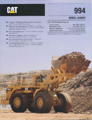 Колесни товарачи Caterpillar 994