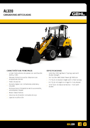 Колесни товарачи Gehl AL320