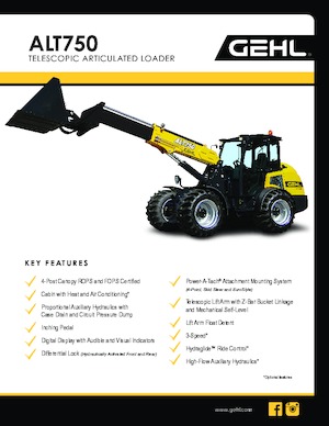 Колесни товарачи Gehl ALT750