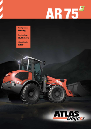 Колесни товарачи Atlas AR 75