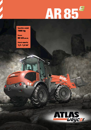 Колесни товарачи Atlas AR 85 E