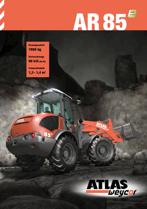 Колесни товарачи Atlas AR 85 E