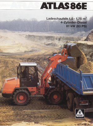Колесни товарачи Atlas AR 86 E