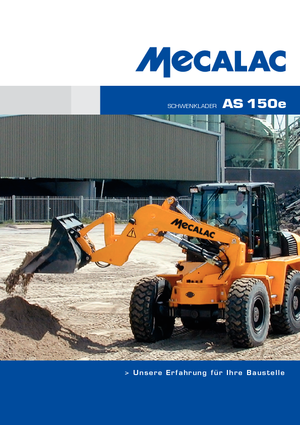 Колесни товарачи Mecalac AS 150 e