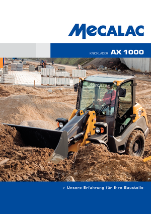 Колесни товарачи Mecalac AX 1000