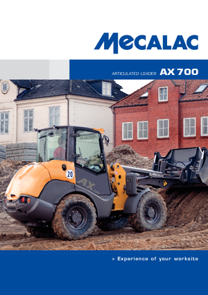 Колесни товарачи Mecalac AX 700