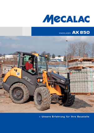 Колесни товарачи Mecalac AX 850